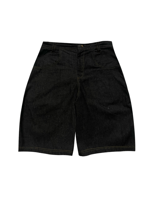 HARD BLACK BIG POCKET JORTS