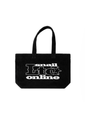 BLACK CORDUROY TOTEBAG