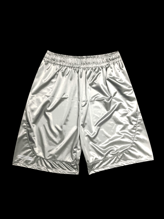 SHINY SILVER HOOPSHORTS
