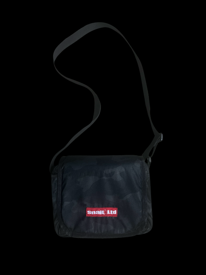 MESH CAMO CROSSBODY BAG