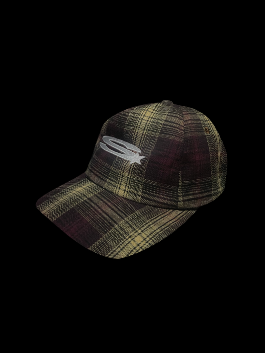 MAROON PLAID HATS