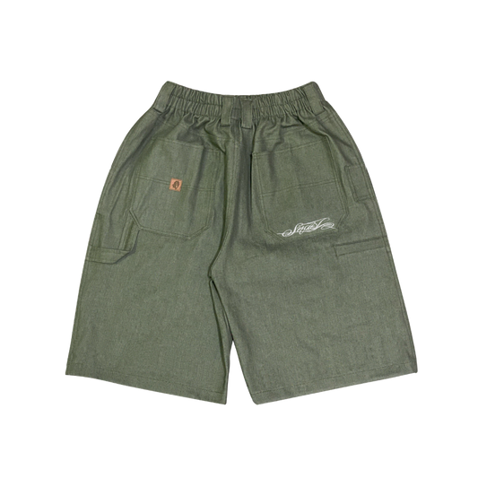 OLIVE GREEN JORTS