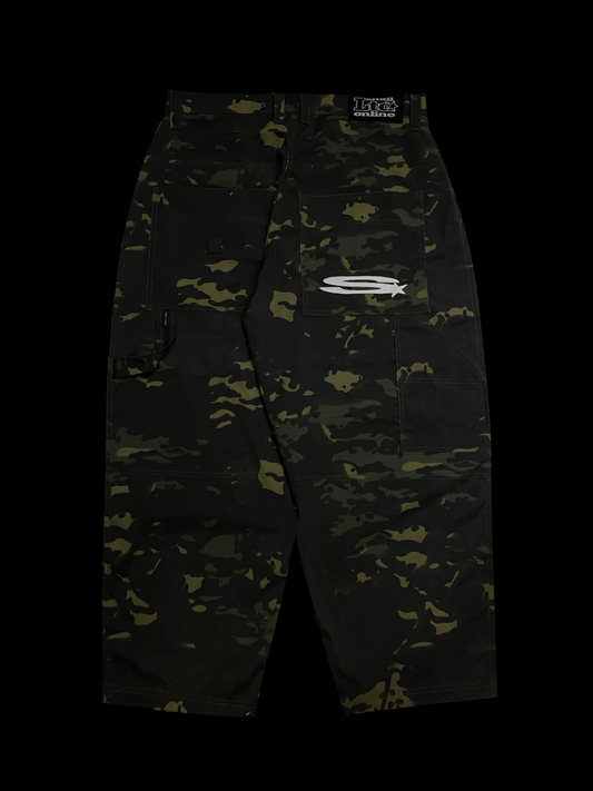 RHIPSTOP CAMO DOUBLE KNEE PANTS