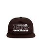 CHOCO BROWN  6PANEL HATS