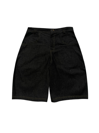 HARD BLACK BIG POCKET JORTS