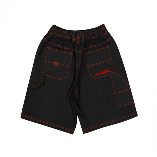 BLACK CARPENTER JORTS