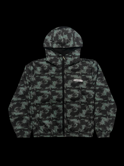 SNAKE SKIN REVERSIBLE HOOD (8/8)