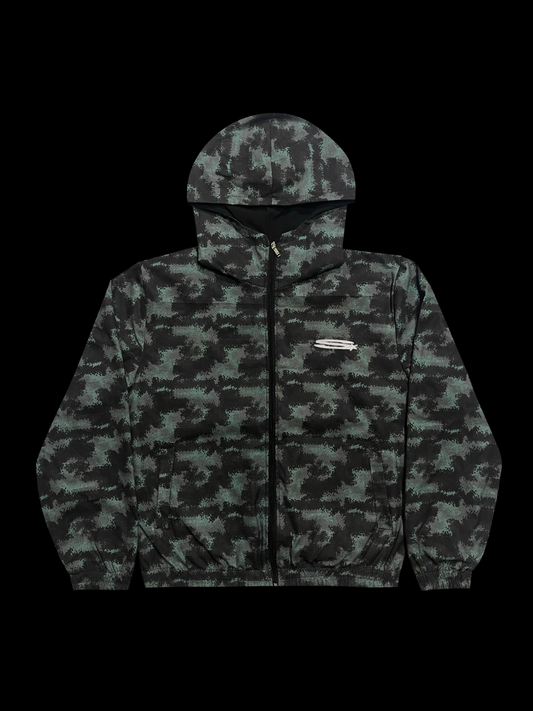 SNAKE SKIN REVERSIBLE HOOD (8/8)