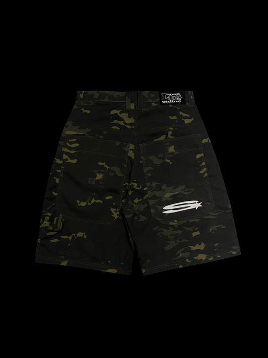 CAMO RHIPSTOP LONG SHORTS