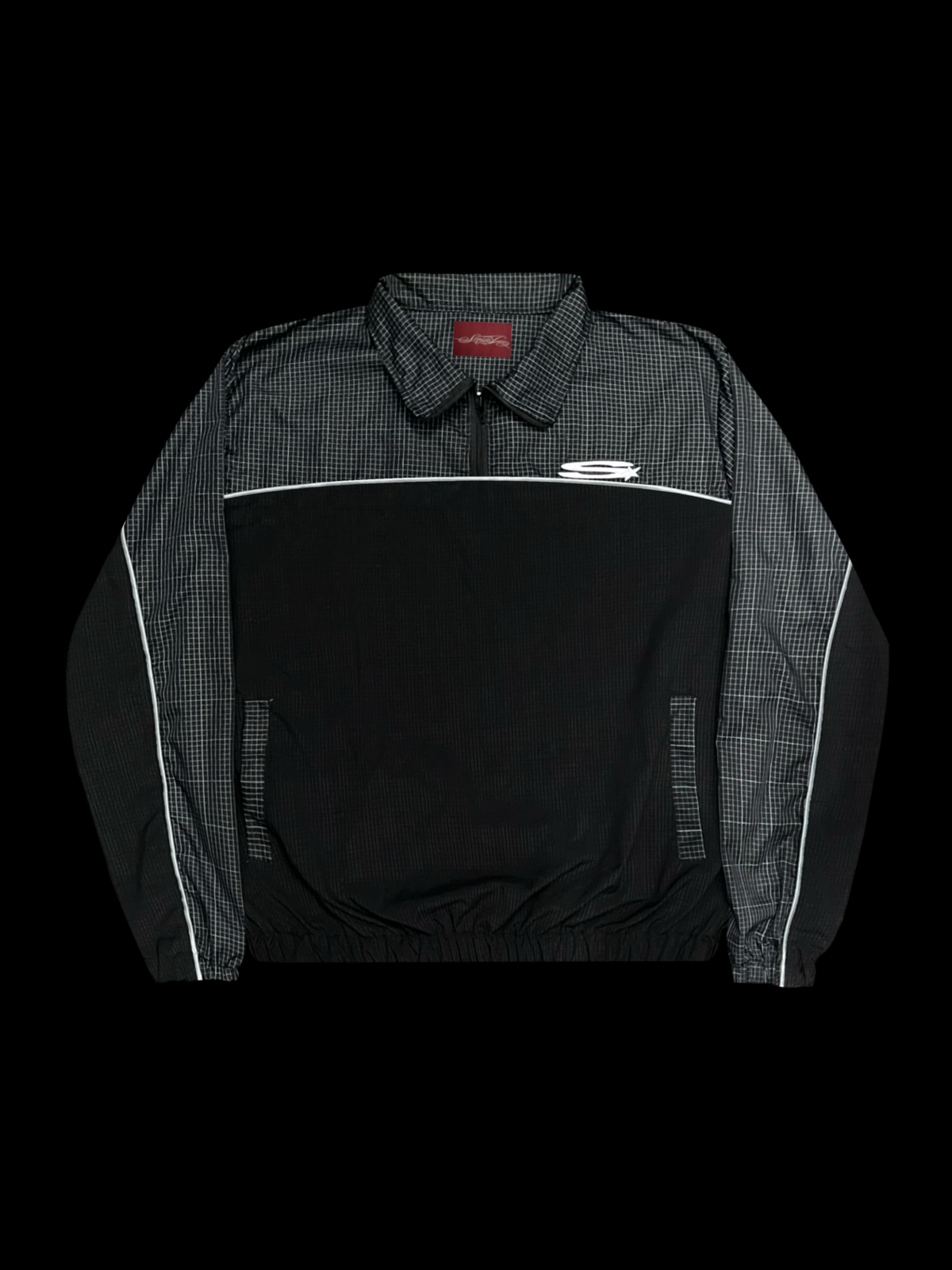 2TONE HALF ZIP JACKET