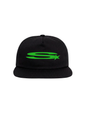 BLACK NEW LOGO 6 PANEL HATS