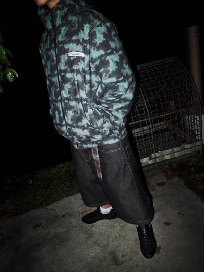 SNAKE SKIN REVERSIBLE HOOD (8/8)