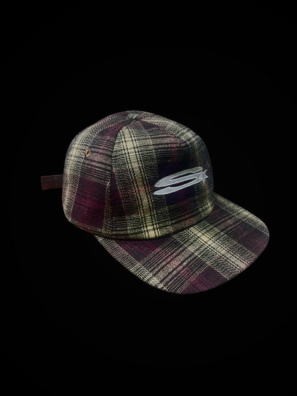 MAROON PLAID HATS