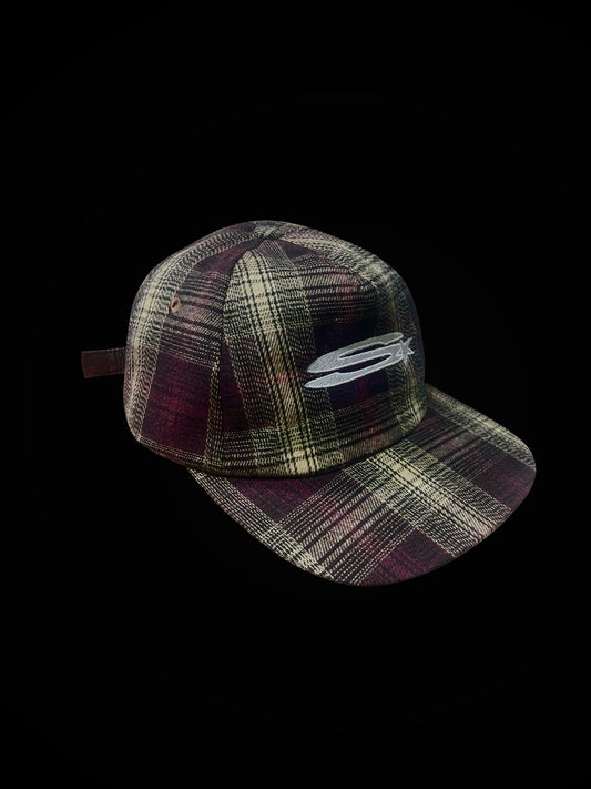 MAROON PLAID HATS