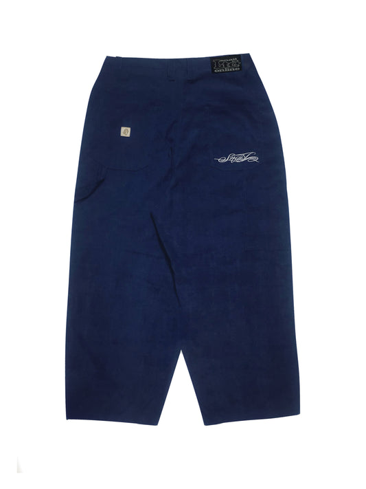DARK BLUE CORDUROY PANTS