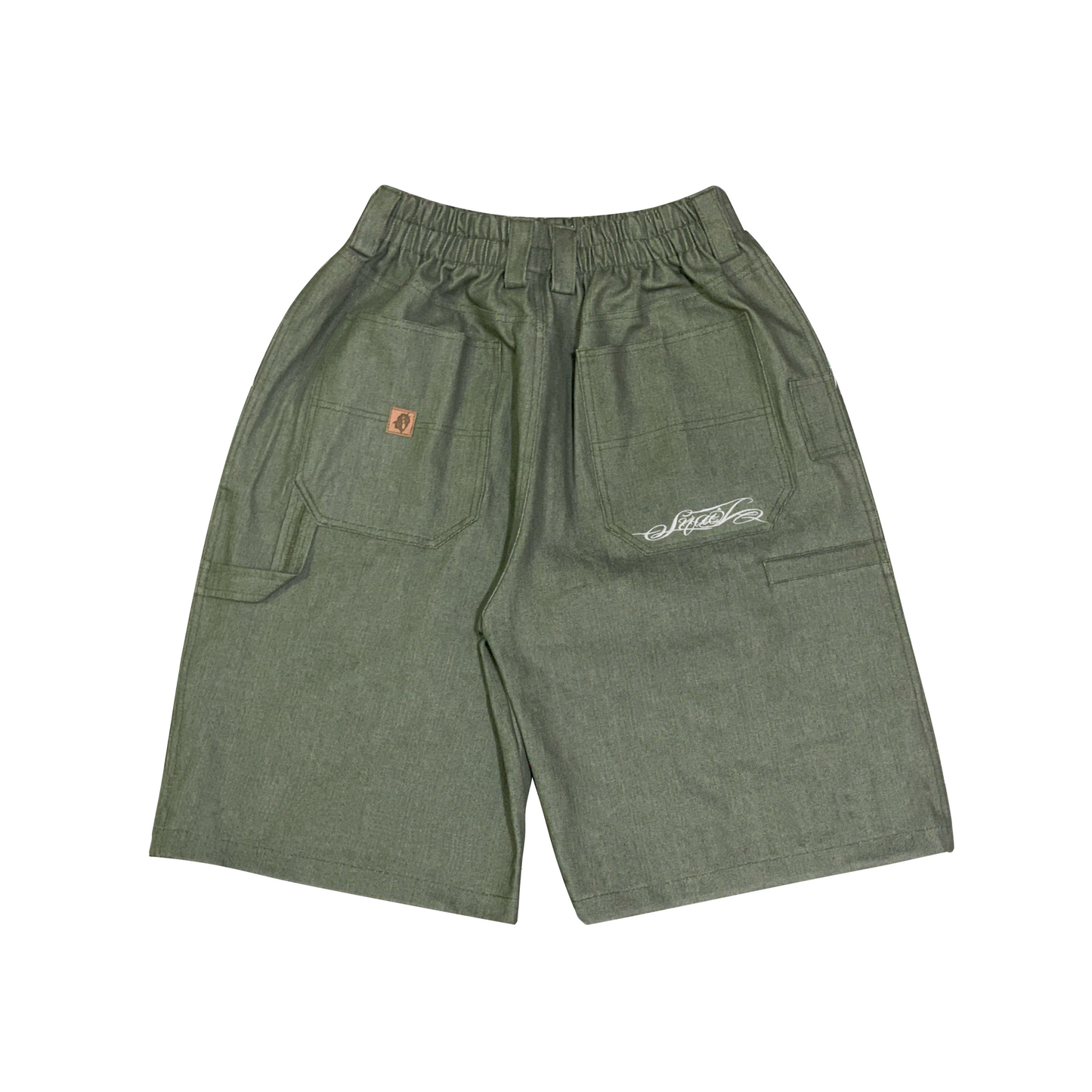 OLIVE GREEN JORTS